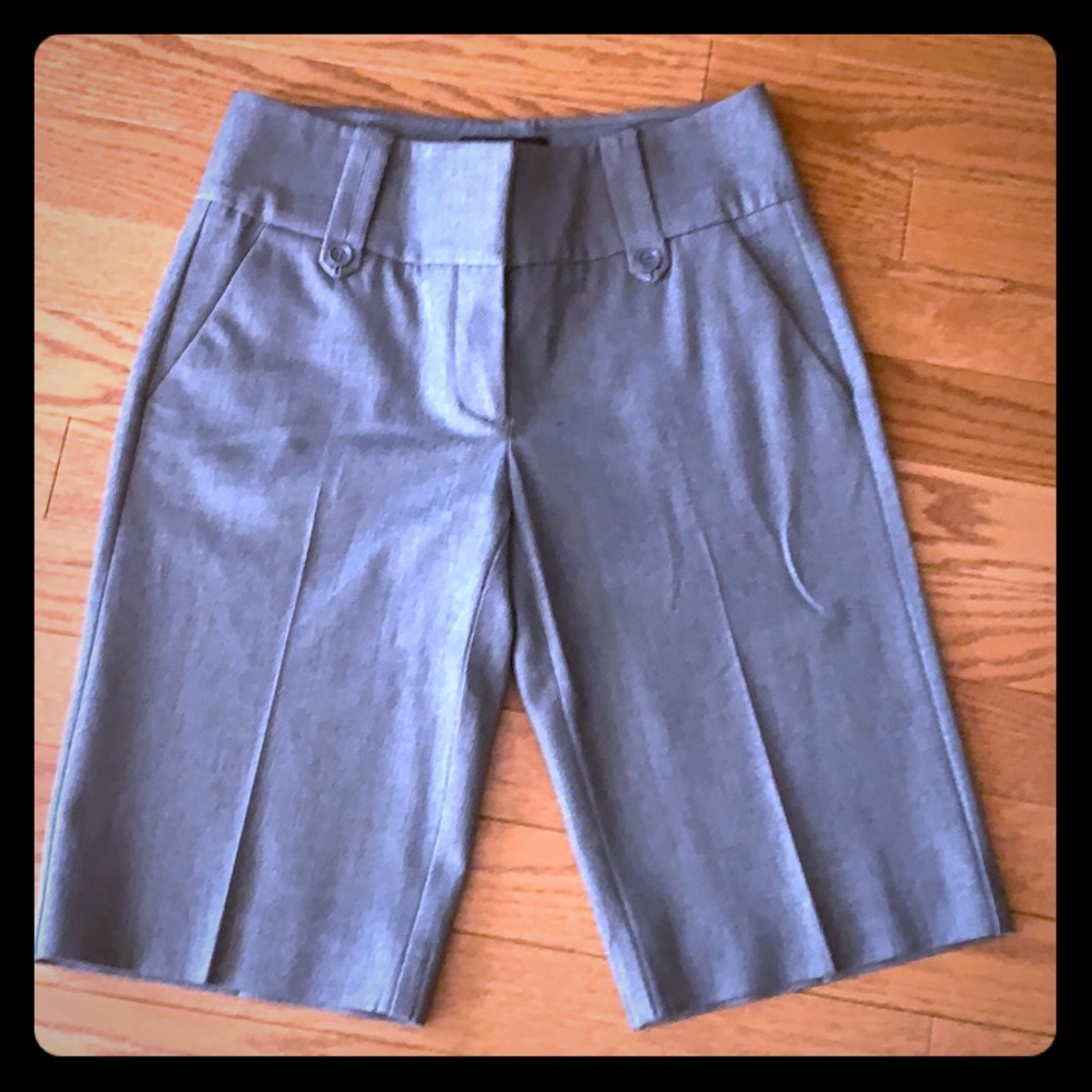 Inc Gray Dress Bermuda Pants